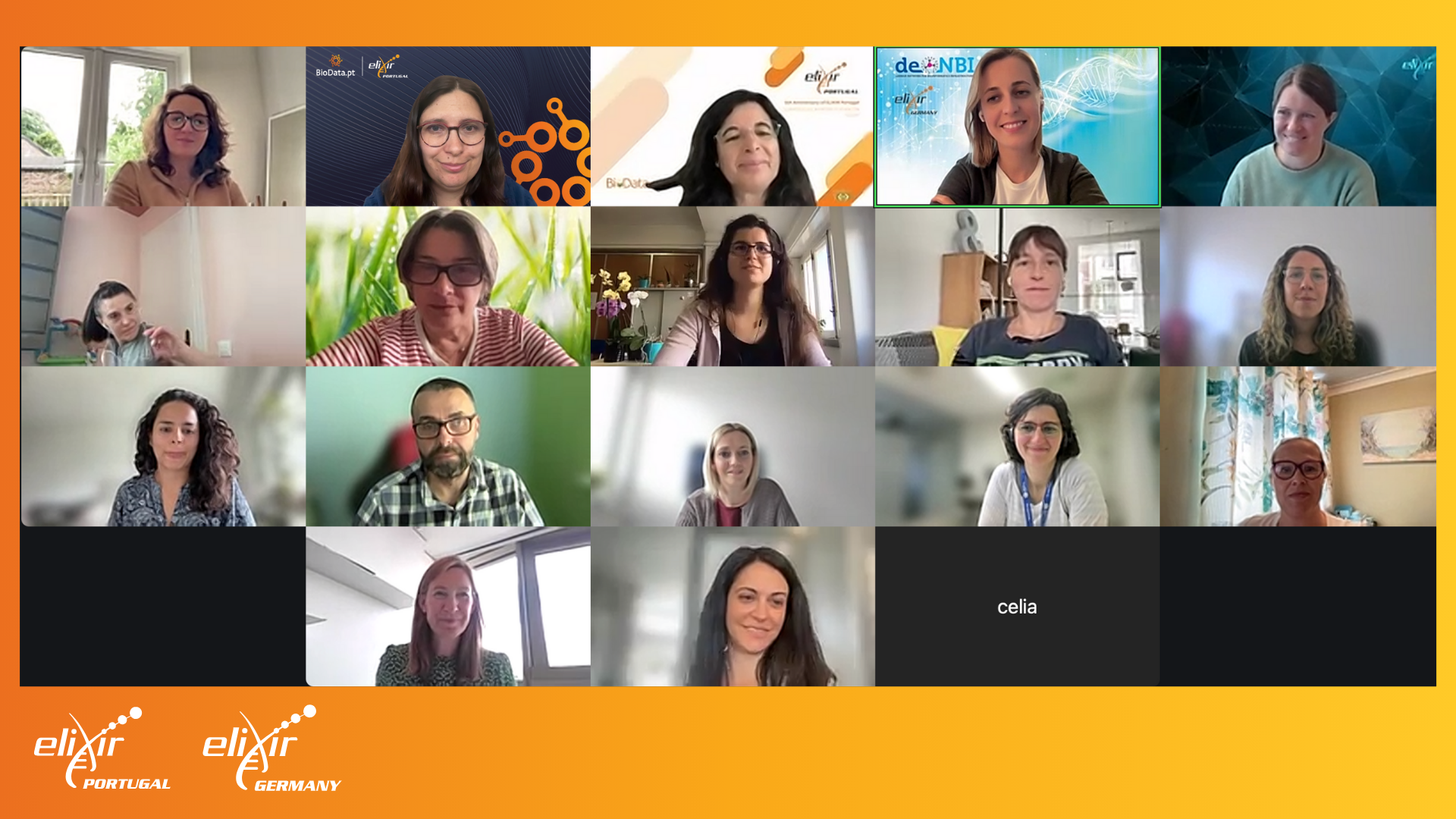 Participants in the Zoom kickoff meeting of PeoplePulse