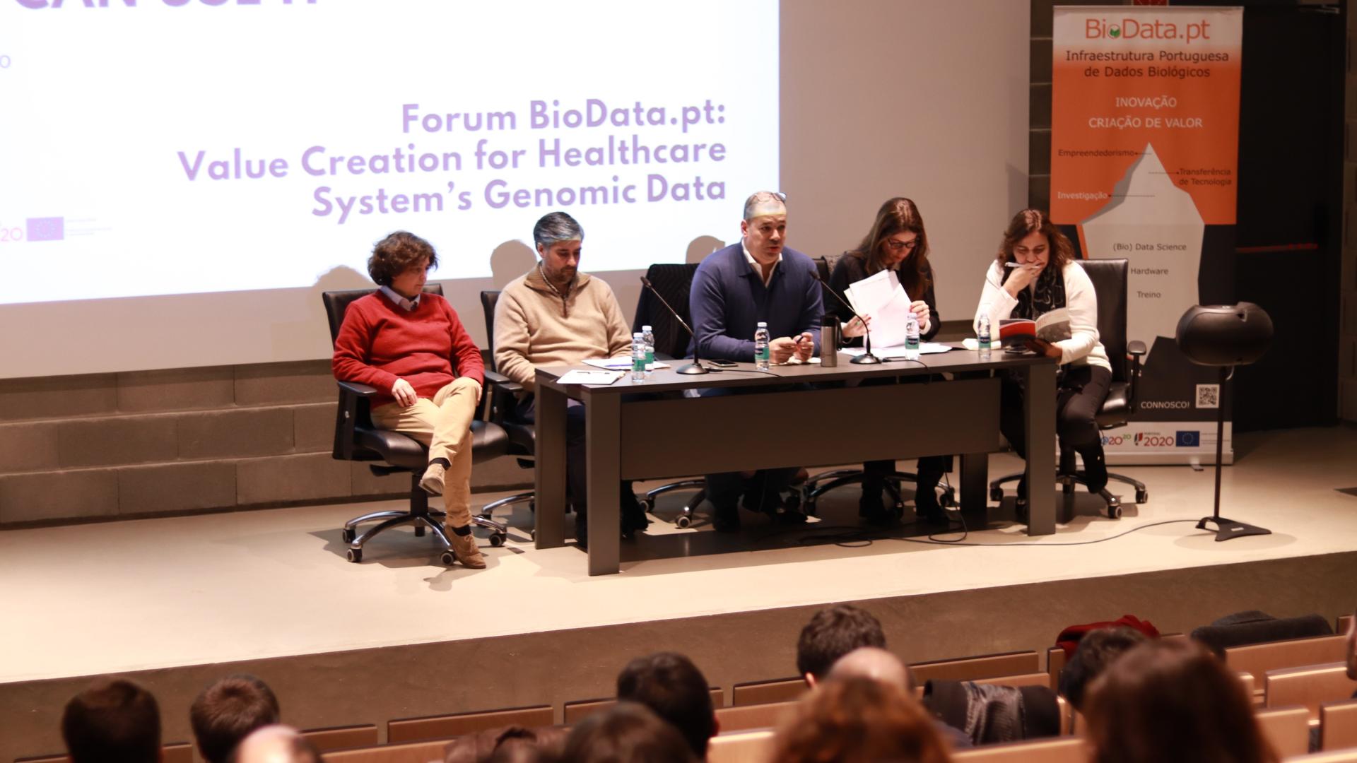 Forum BioData.pt: Value Creation for Healthcare System’s Genomics Data