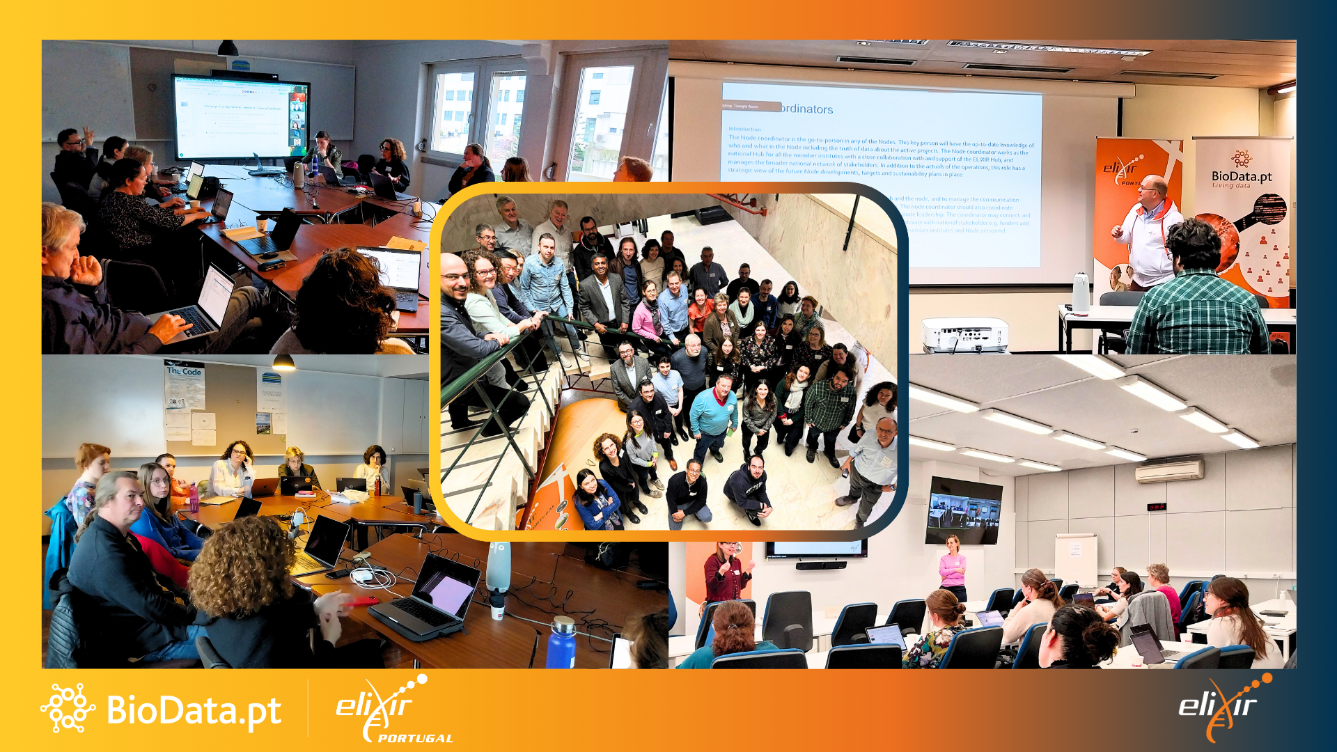 BioData.pt hosts the ELIXIR Node Triangle Co-located Meeting in Lisbon, March 2025, featuring collaborative sessions with Node, Training, and Technical Coordinators from across Europe.