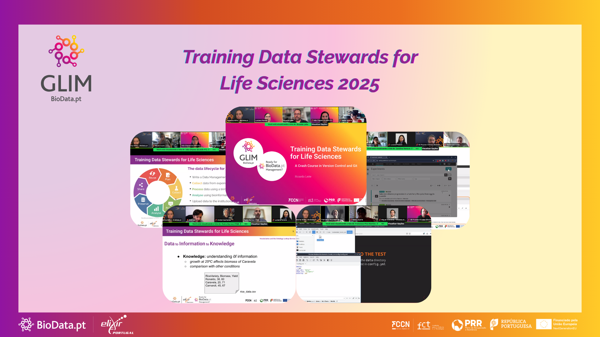 First Session of the Training Data Stewards for Life Sciences 2025 Course Kicks Off Online