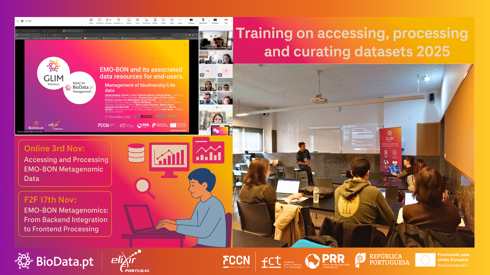 BioData.pt course given by David Palecek