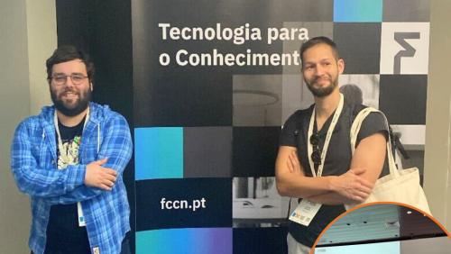 Gil Poiares-Oliveira and Jorge Oliveira at the Jornadas FCCN 2024 in Funchal
