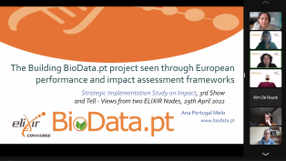 BioData.pt CEO shows and tells about using impact assessment frameworks in the ELIXIR Portugal Node