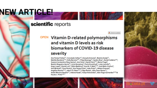 New Article! Vitamin D-related polymorphisms and vitamin D levels as risk biomarkers of COVID-19 disease severity by Freitas et al.