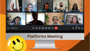 Screenshot of the first BioData.pt|ELIXIR-PT Communities and Platforms Meeting videoconference