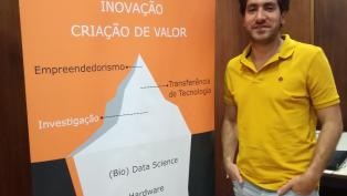 Bruno Costa next to BioData.pt rollup