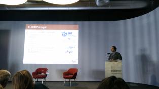 Mário J. Gaspar presenting his Short Talk